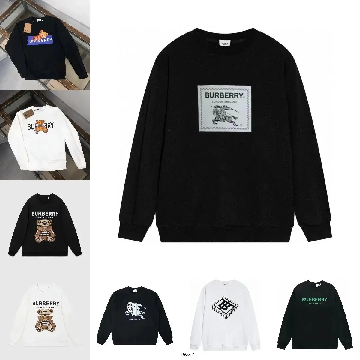 Burberry Equestrian Knight Logo Sweatshirt