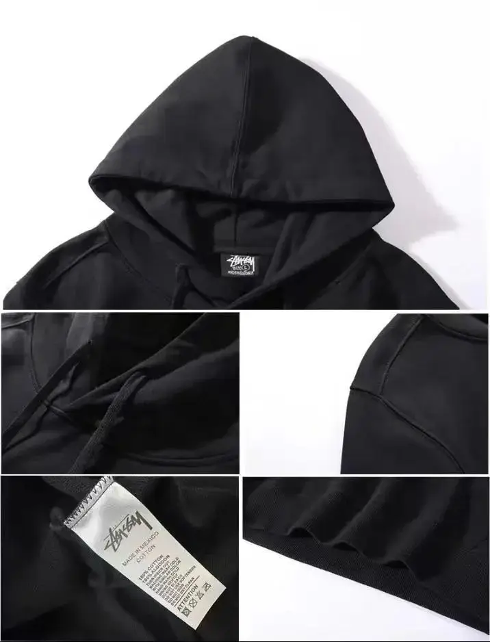 Stussy 8-Ball Hoodie - Black | Streetwear Fashion — foto 3 de 6