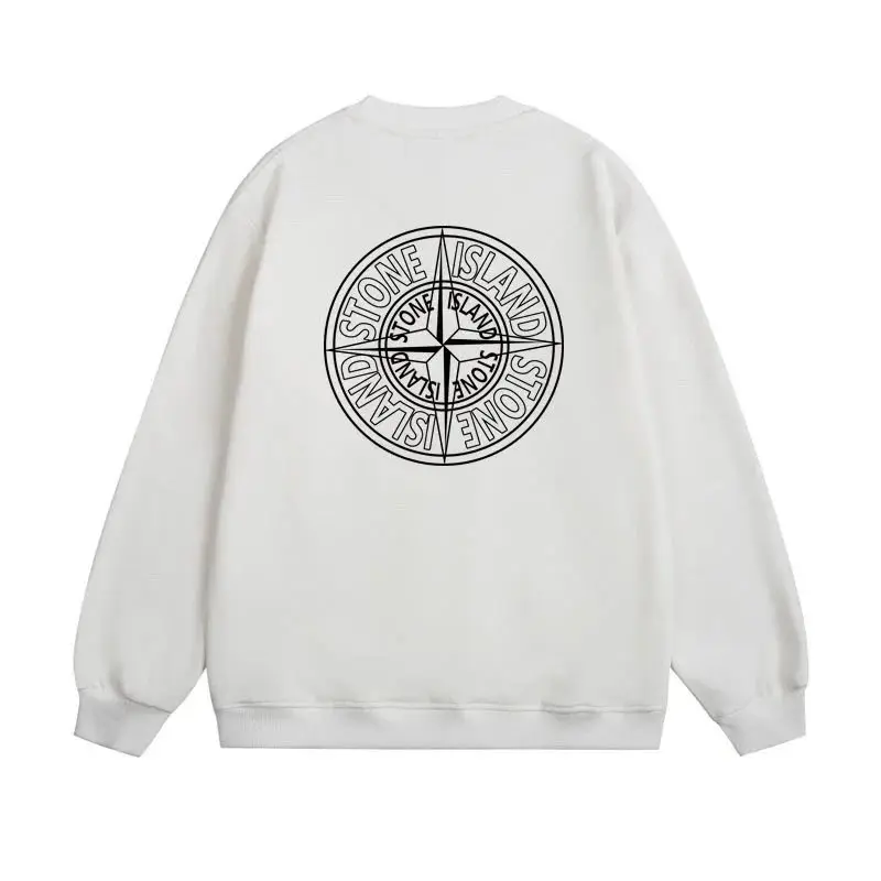 Stone Island Compass Logo Sweatshirt - White — foto 2 de 6