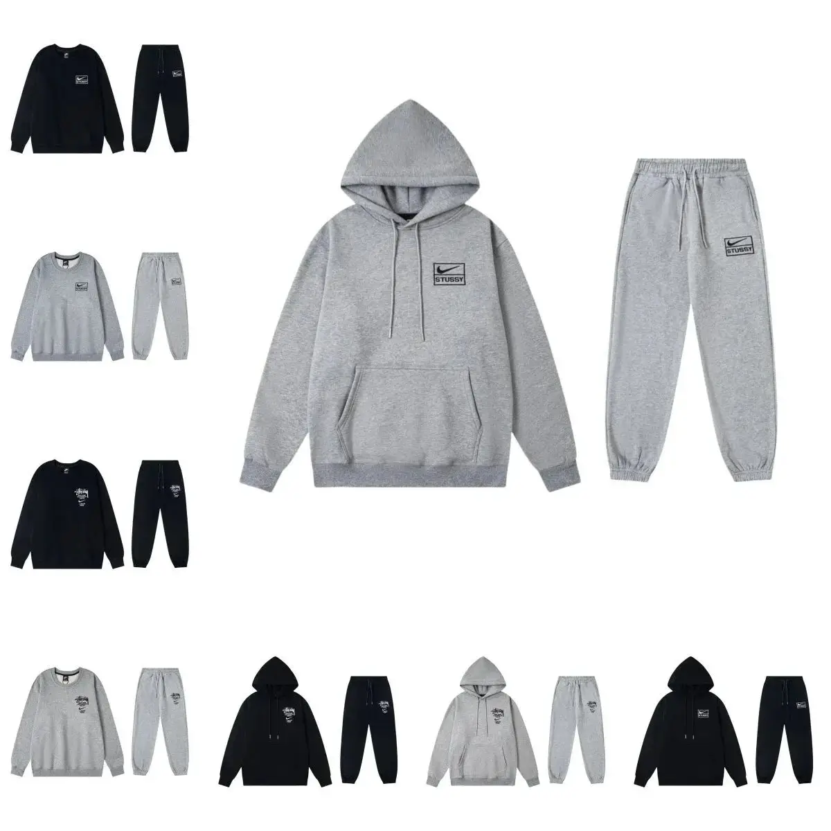 Nike x Stussy B22 Reflective Hoodie & Pants Set [Top Quality] — foto 4 de 6