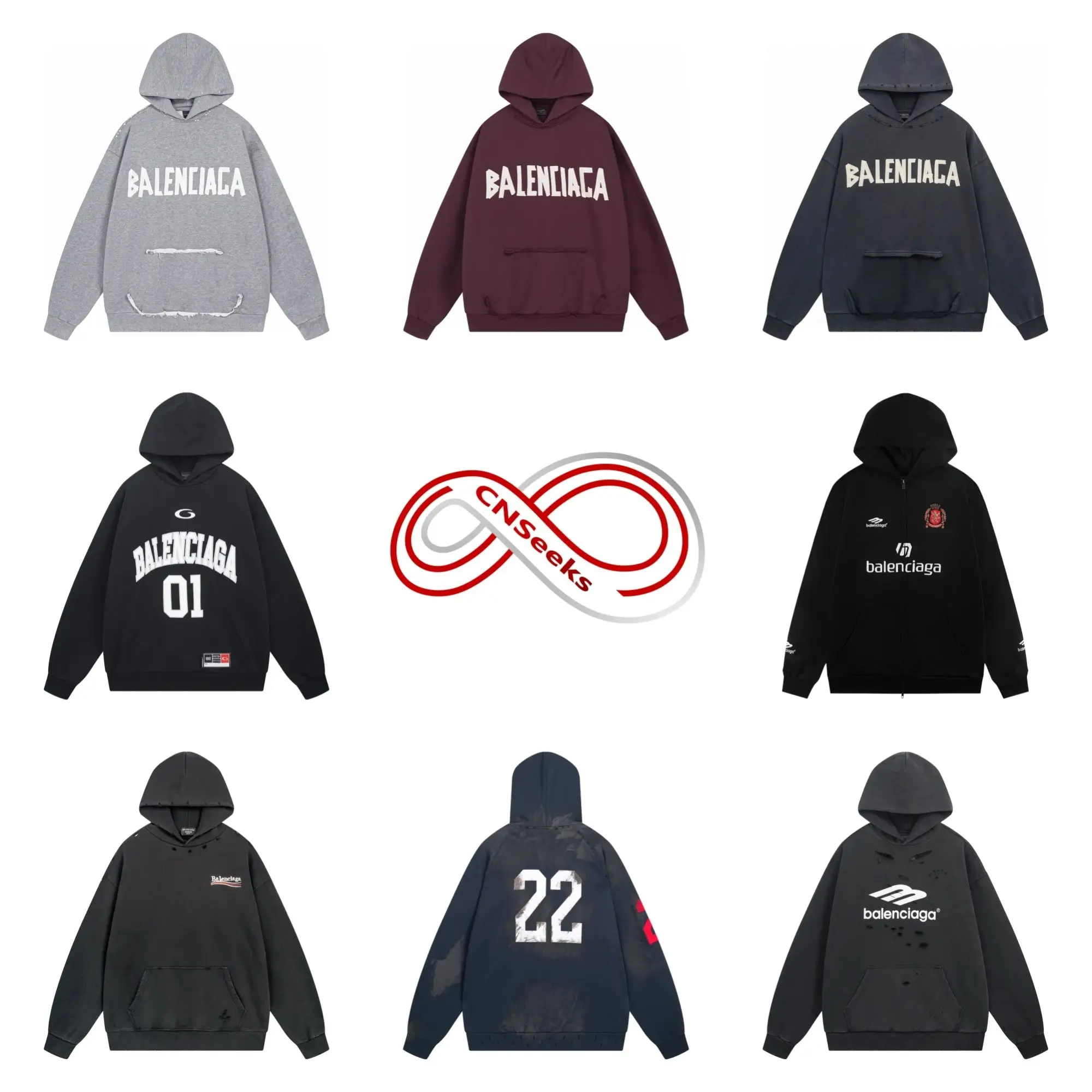 Balenciaga B22 Hoodies [Multiple Styles]