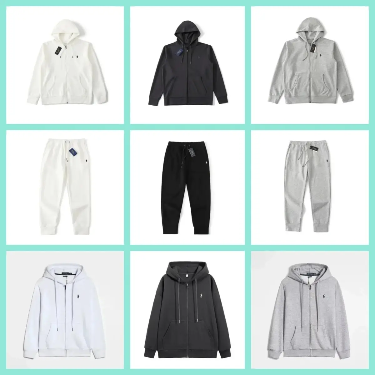 Ralph Lauren Polo Hoodie/Pants [3 Colors Available]