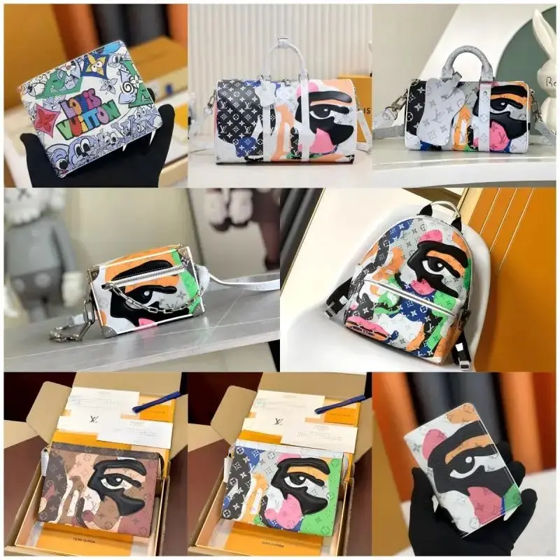 Louis Vuitton Graffiti Eye Print Backpack