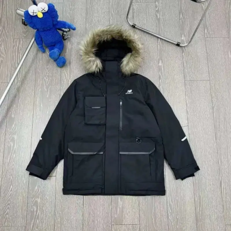 New Balance Puffer Jacket [White & Black] — foto 3 de 6