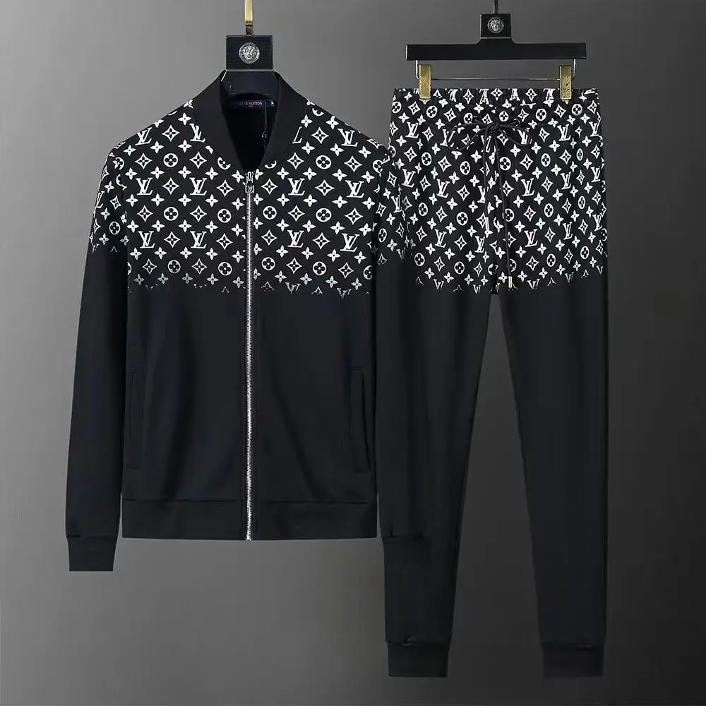 LV Monogram Bomber Jacket & Pants Set