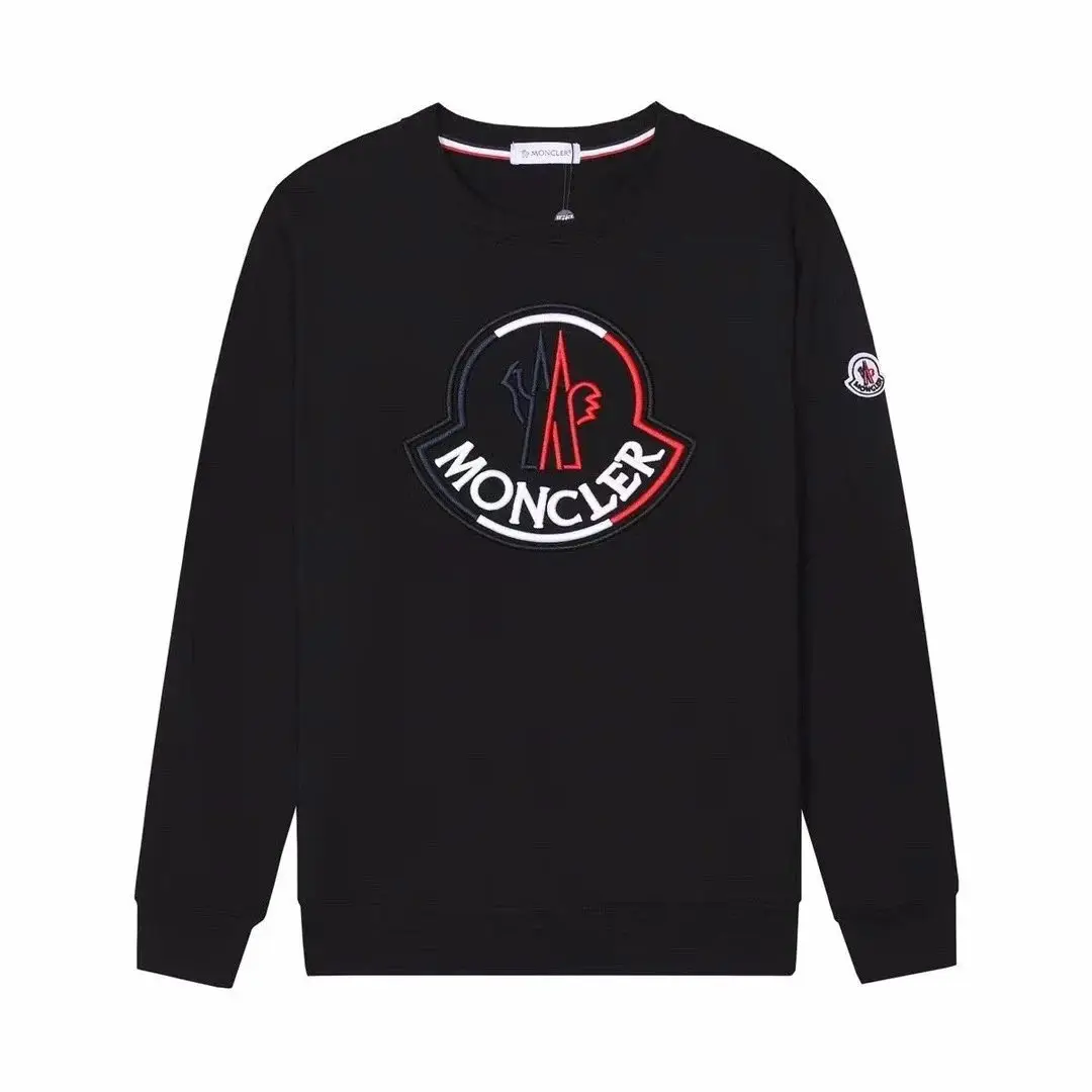 Moncler Embroidered Logo Sweatshirt - Black — foto 5 de 6
