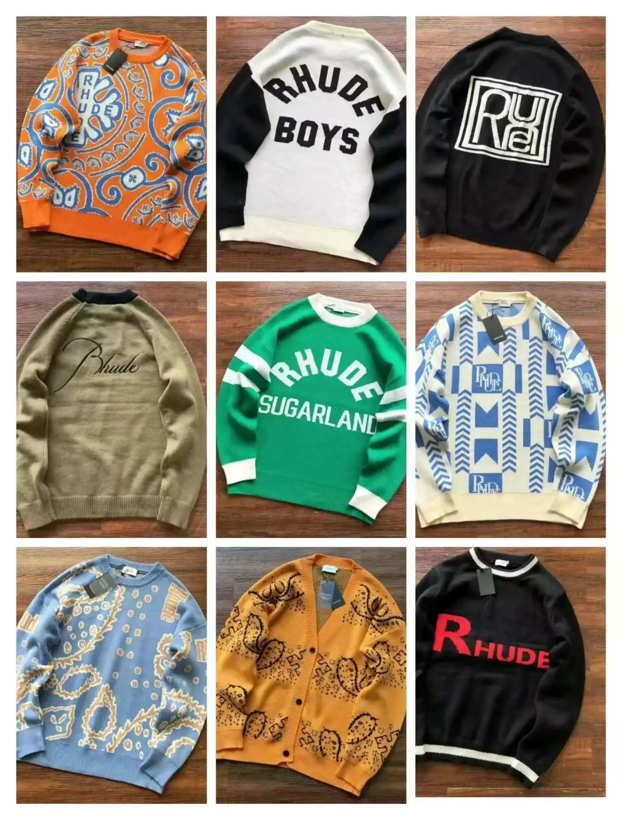 Rhude wool sweater (35 styles)