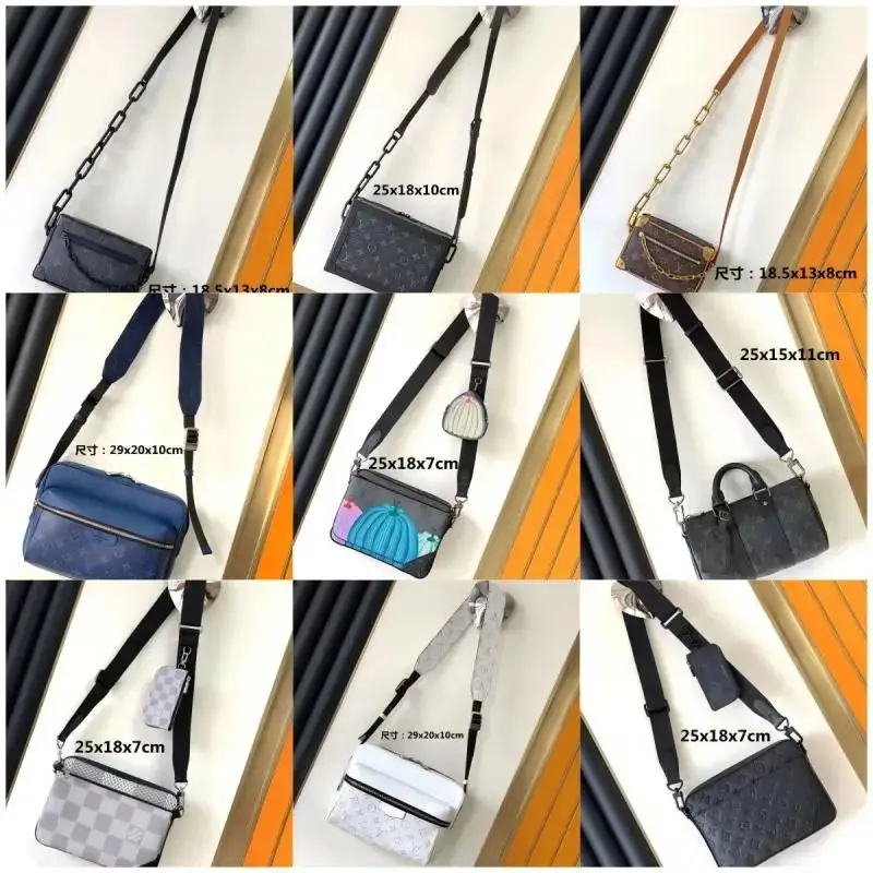 LV CHAIN genuine leather bag (40 +)