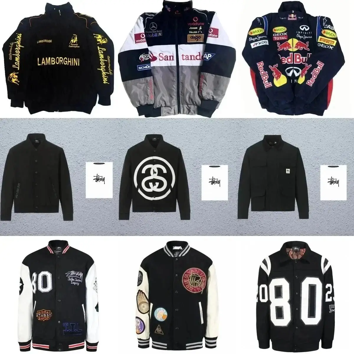 Stussy & Racing Team Jackets [Multiple Styles]