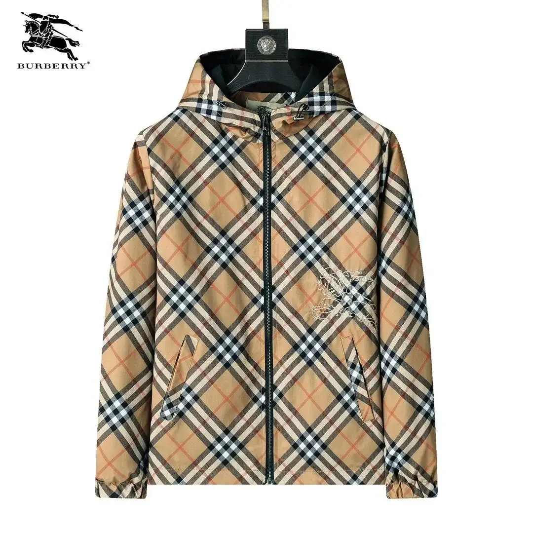 Burberry Check Print Hooded Jacket — foto 4 de 6