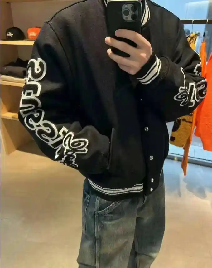 Stussy Tribe Tears Legacy Baseball Jacket [4 styles] — foto 2 de 6