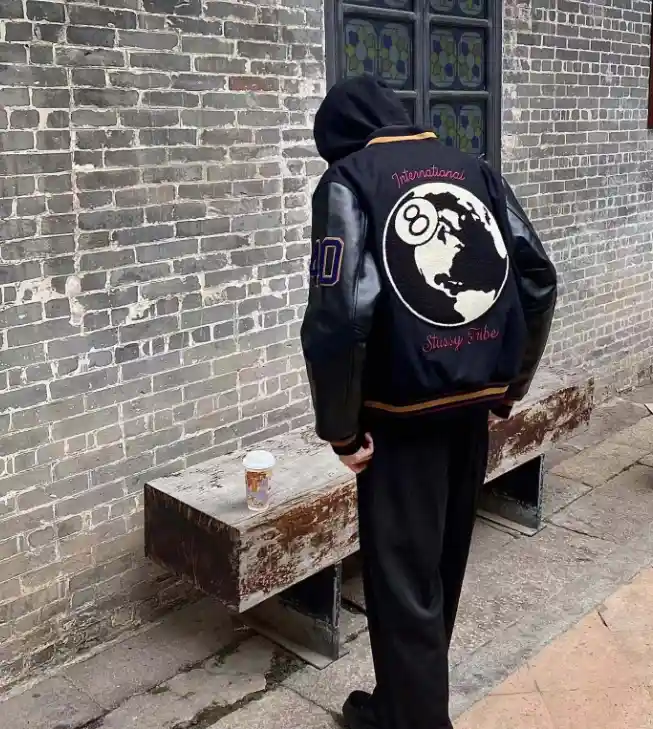 Stussy Tribe Tears Legacy Baseball Jacket [4 styles] — foto 3 de 6