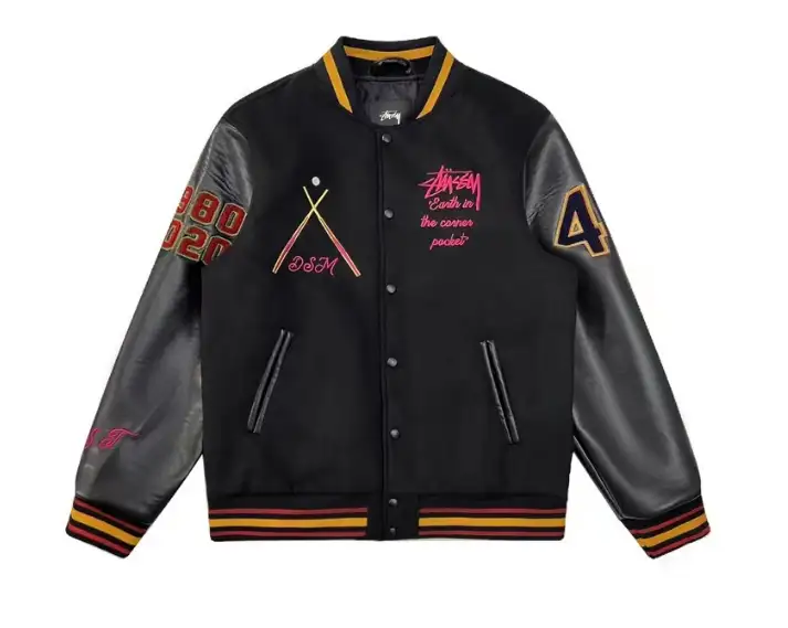 Stussy Tribe Tears Legacy Baseball Jacket [4 styles] — foto 4 de 6