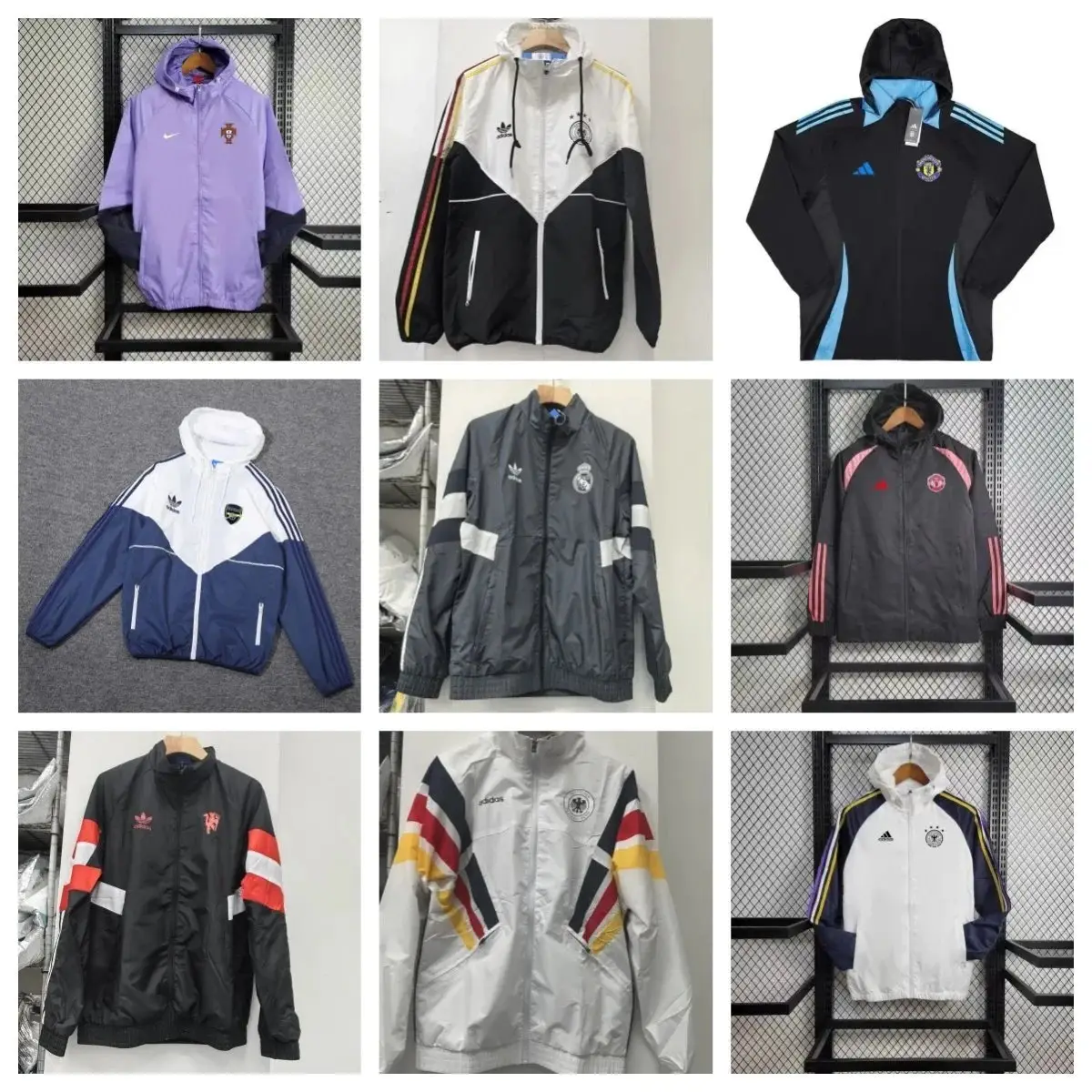 Football Windbreaker [Multiple Teams & Brands Including Adidas] — foto 5 de 6