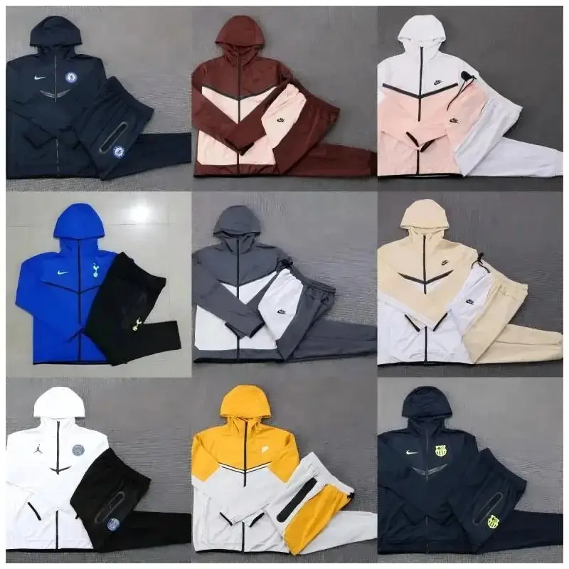 Nike Jordan Football Sports Set Hoodie Pants Suit [40 styles]