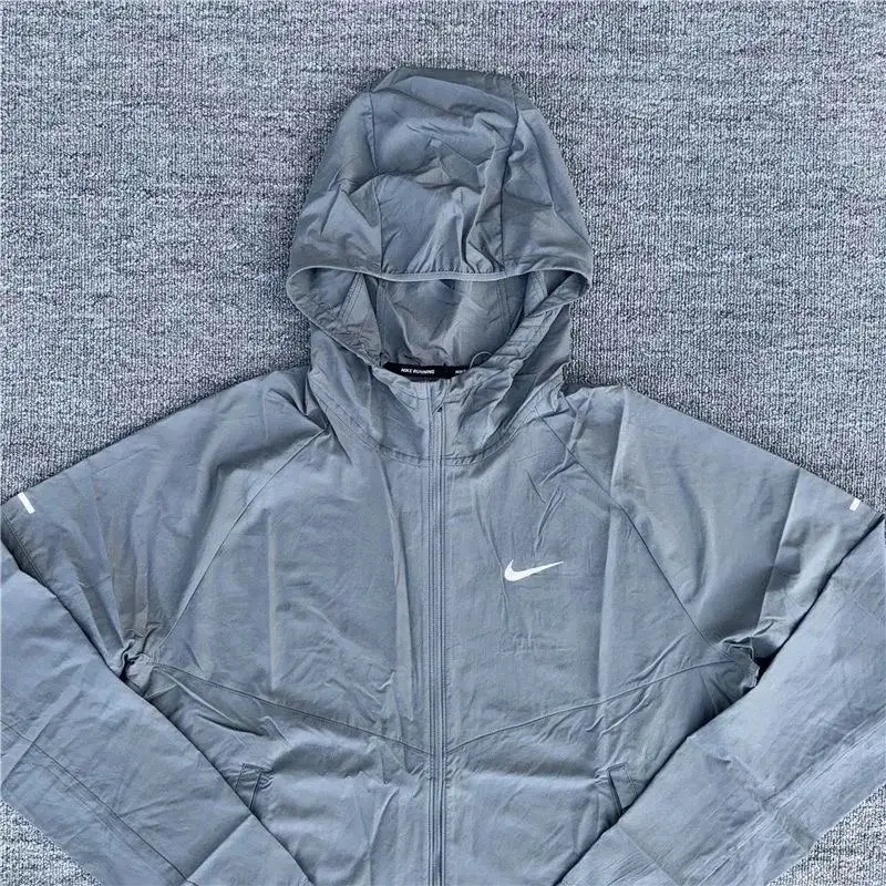 Nike Trail Running Print Sweatpants Long Sleeves [Black & Grey Hooded Jackets + Matching Pants] — foto 6 de 6