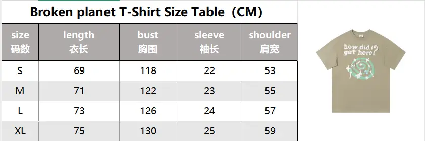 Broken Planet T-Shirt [30 styles] — foto 3 de 6
