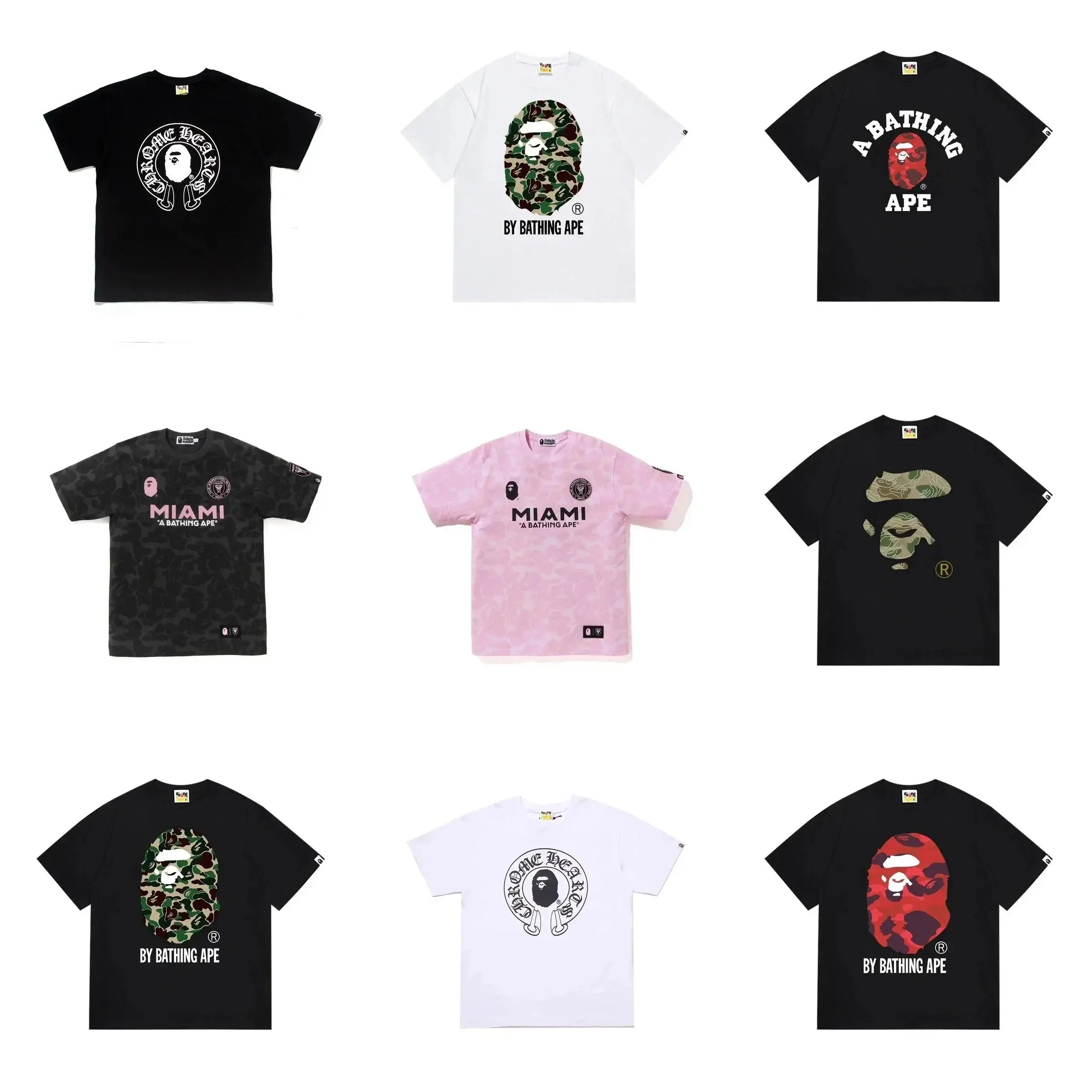 BAPE t-shirt tee [40 styles]