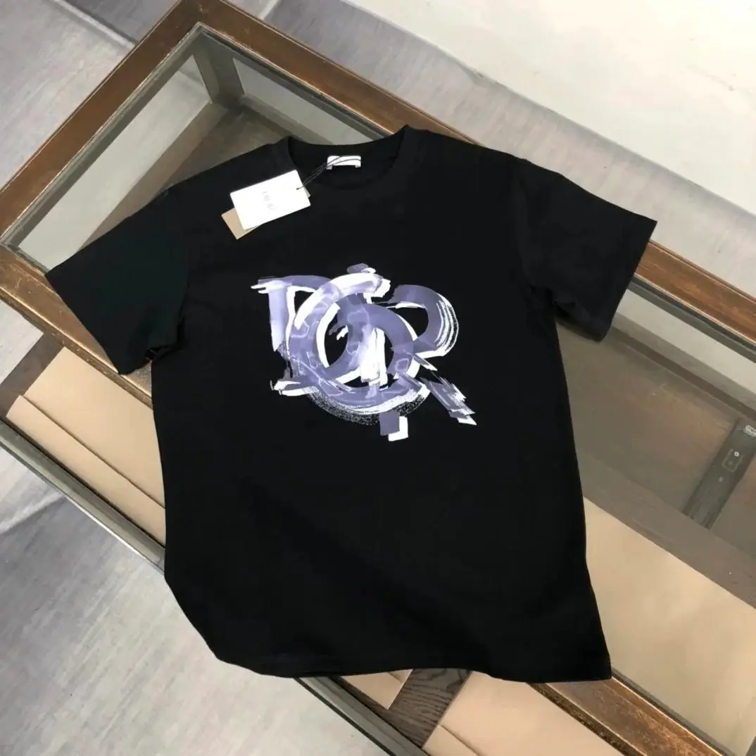 Christian Dior Men's Black T-Shirt with Logo Print — foto 5 de 6