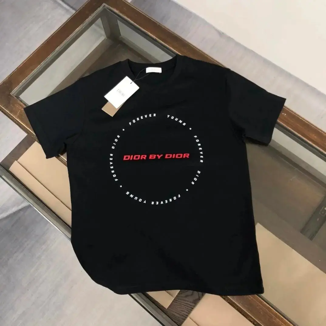 Christian Dior Men's Black T-Shirt with Logo Print — foto 6 de 6