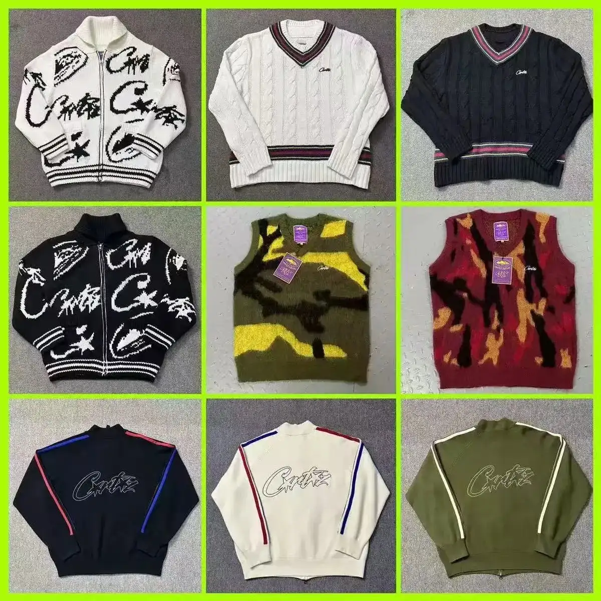 Corteiz Sweater Collection [9 Styles: Zip-Up]