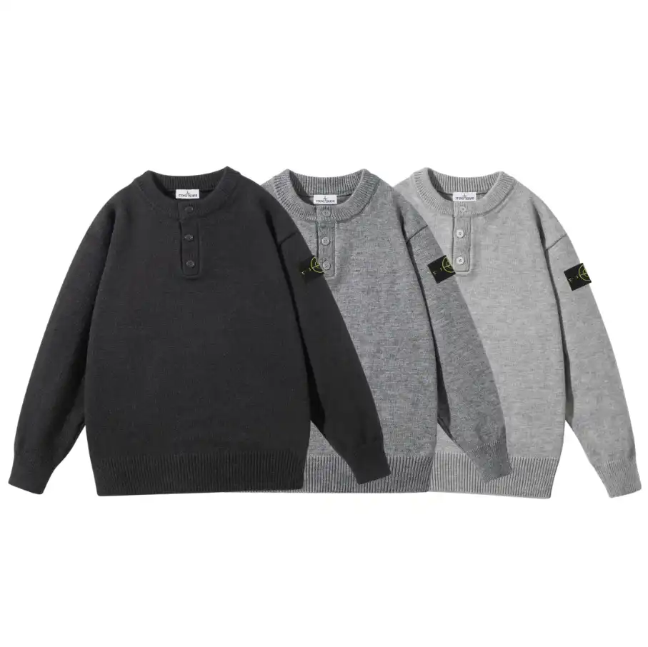 Stone Island Henley Sweater [3 styles]