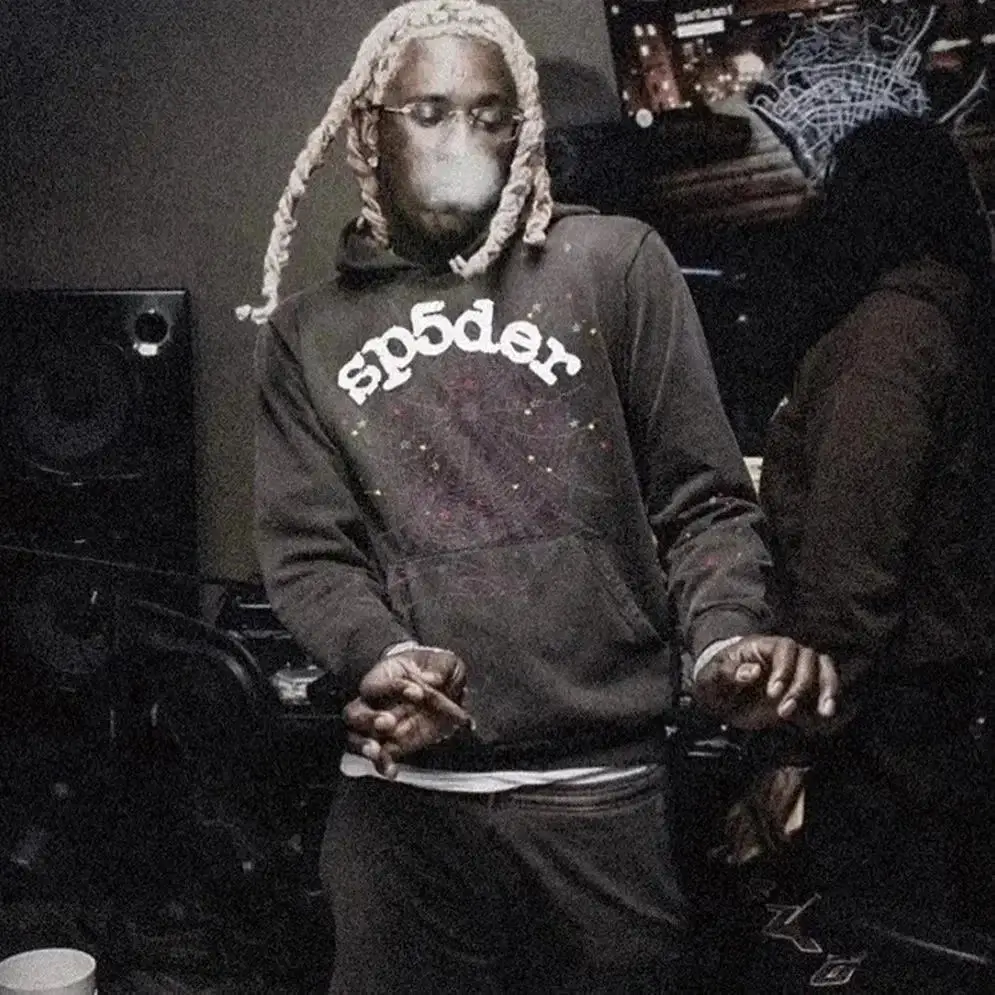 sp5der Hoodie & Pants Tracksuit Set — foto 5 de 6