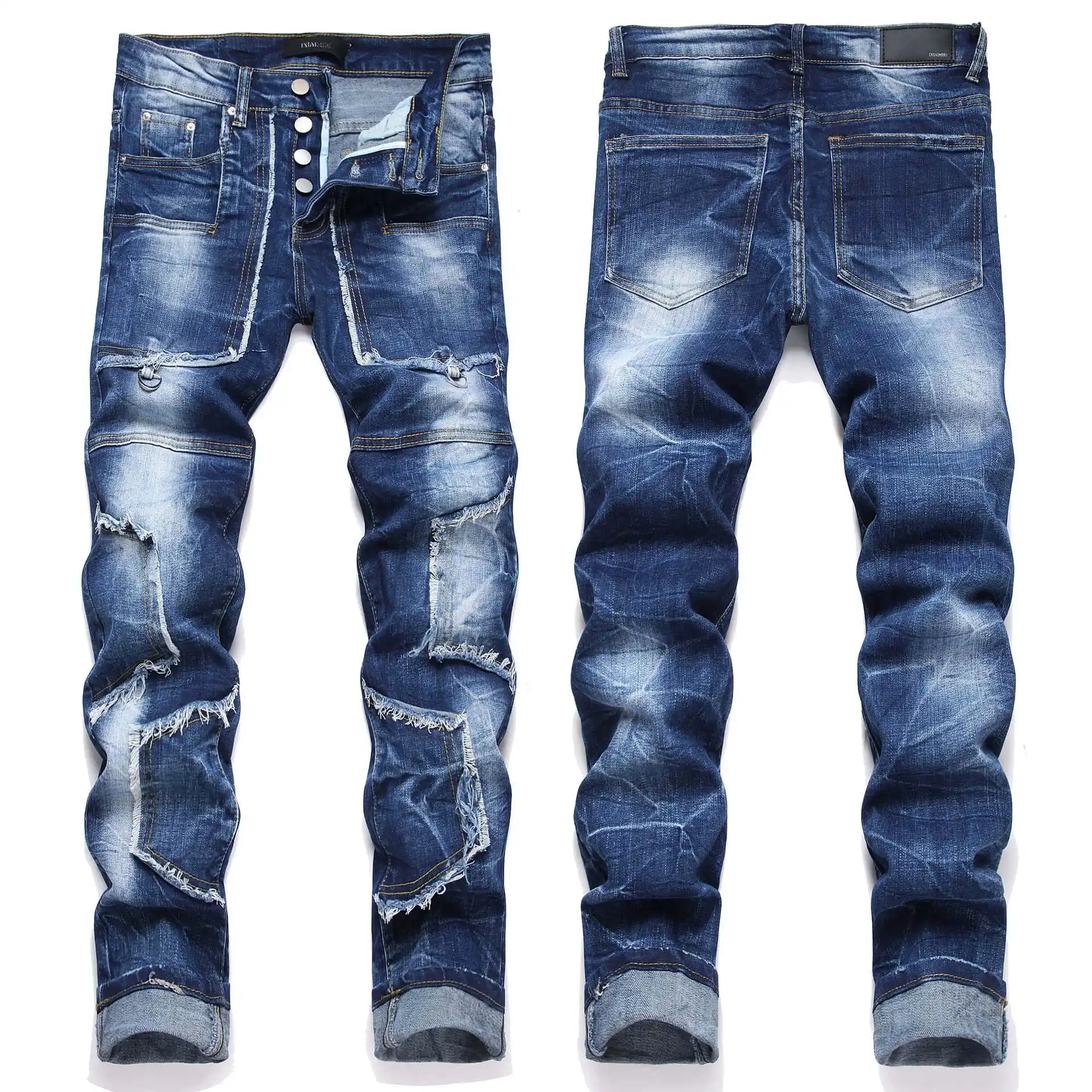 Amiri Angel Print Distressed Jeans — foto 3 de 6