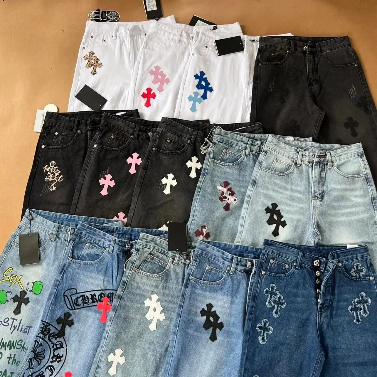 Chrome hearts jeans (15 CP) — foto 5 de 6