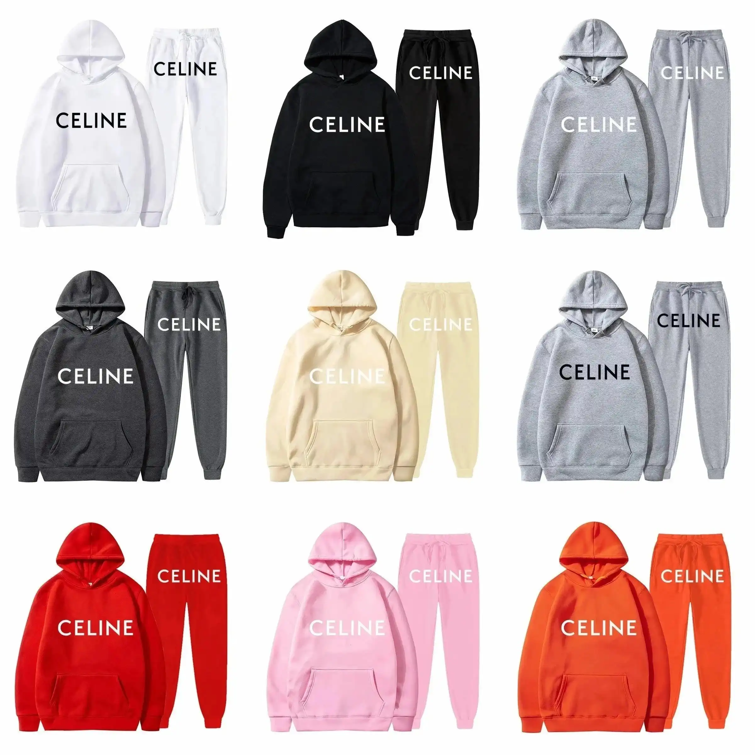 CELINE suit/Hoodie/Pants/Coat(27+ Styles)