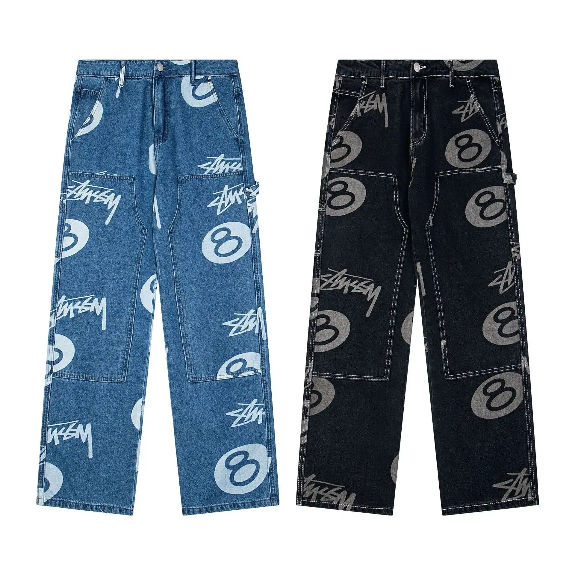 Stussy 8 Ball & Camo Print Pants/Shorts Series — foto 2 de 6