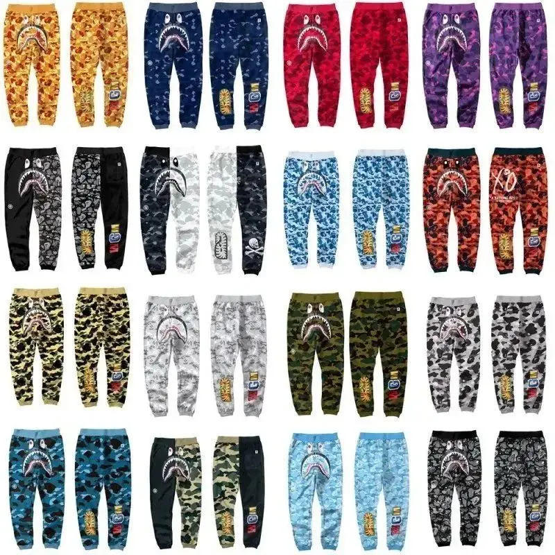 BAPE Shark Camo Pants [Multiple Colorways]