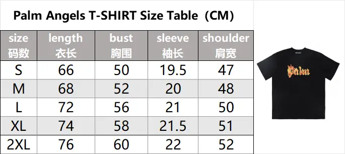 Palm Angels T-Shirt TEE ( 39 + styles) — foto 3 de 6