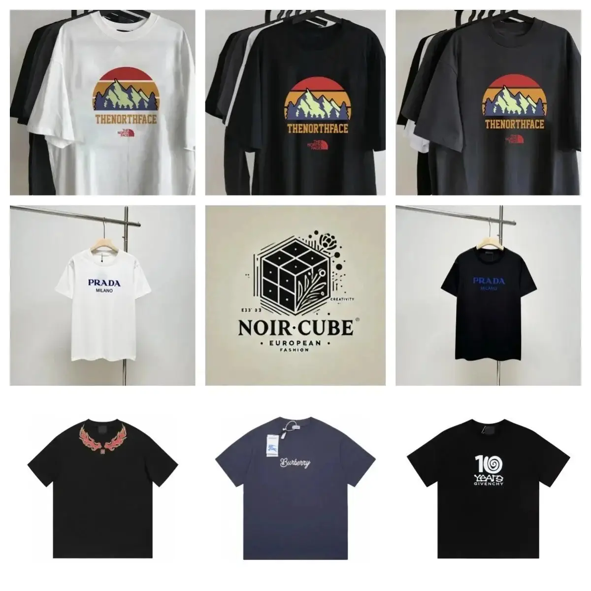 Givenchy/The North Face T-shirt(39 STYLE TOP)