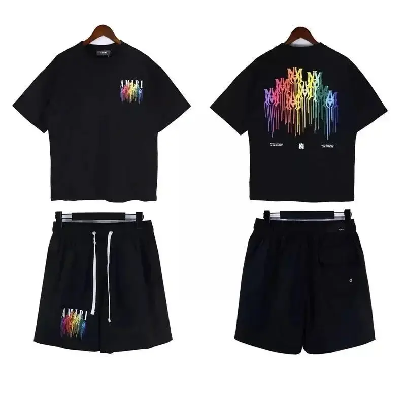 AMIRI Rainbow Drip T-Shirt/Shorts [20 styles]