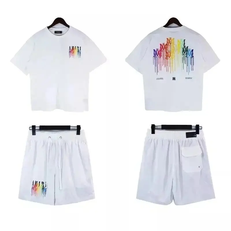 AMIRI Rainbow Drip T-Shirt/Shorts [20 styles] — foto 5 de 6