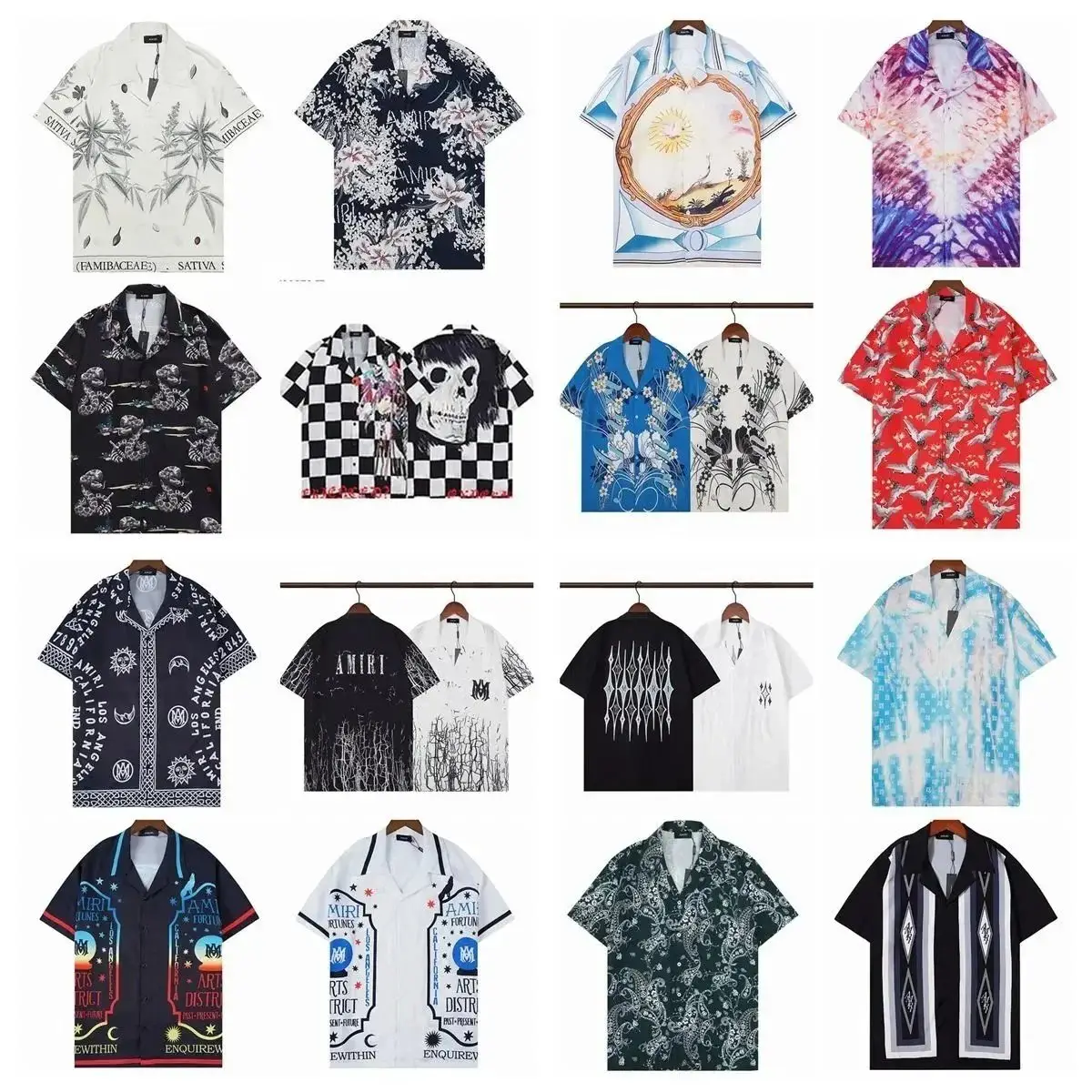 Amiri Short-sleeved Shirt( 26 + styles)
