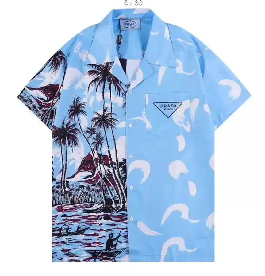 Prada T-shirts Fashion Colorful Short Sleeves — foto 4 de 6