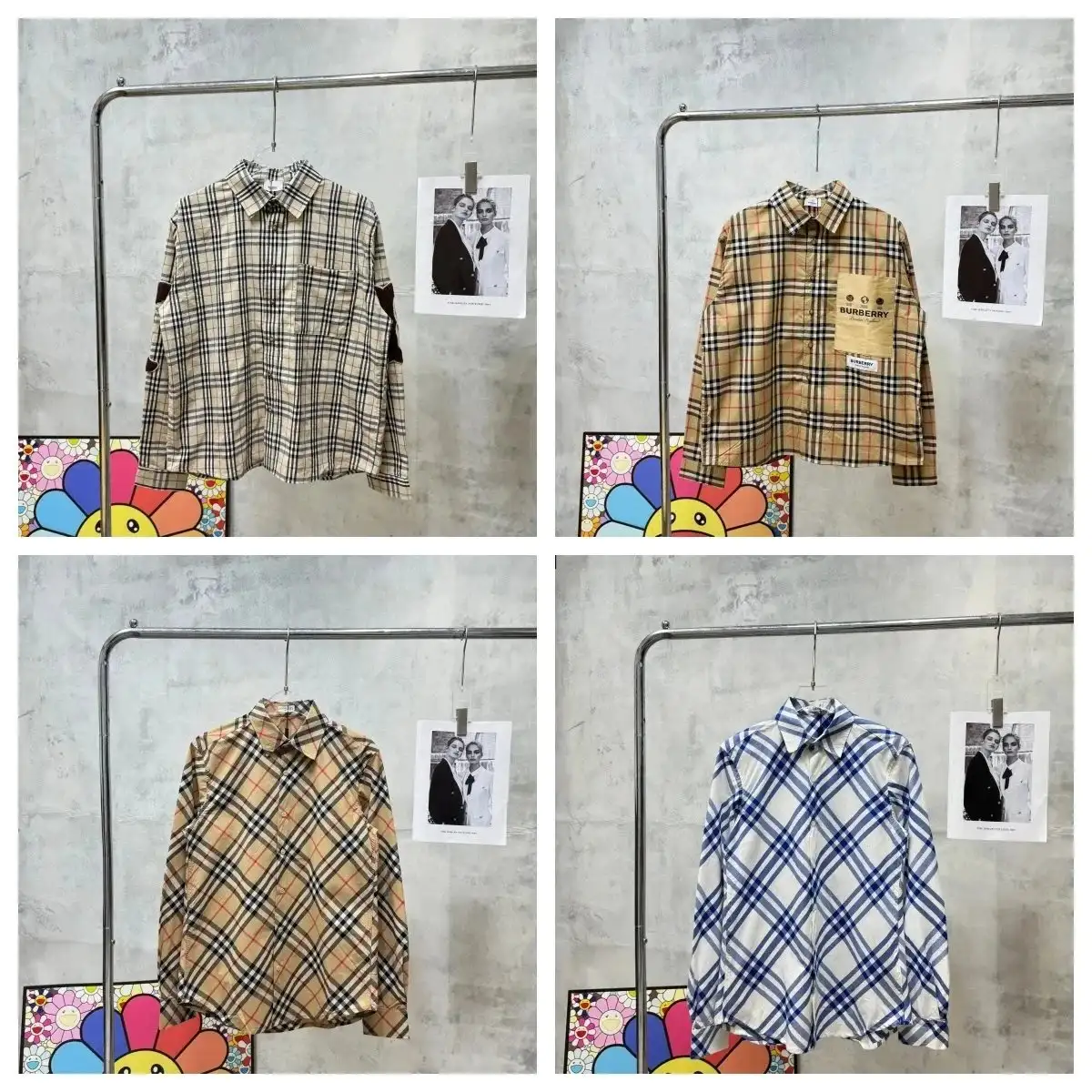 BURBERRY Check Print Shirt [13+ colors] — foto 2 de 6