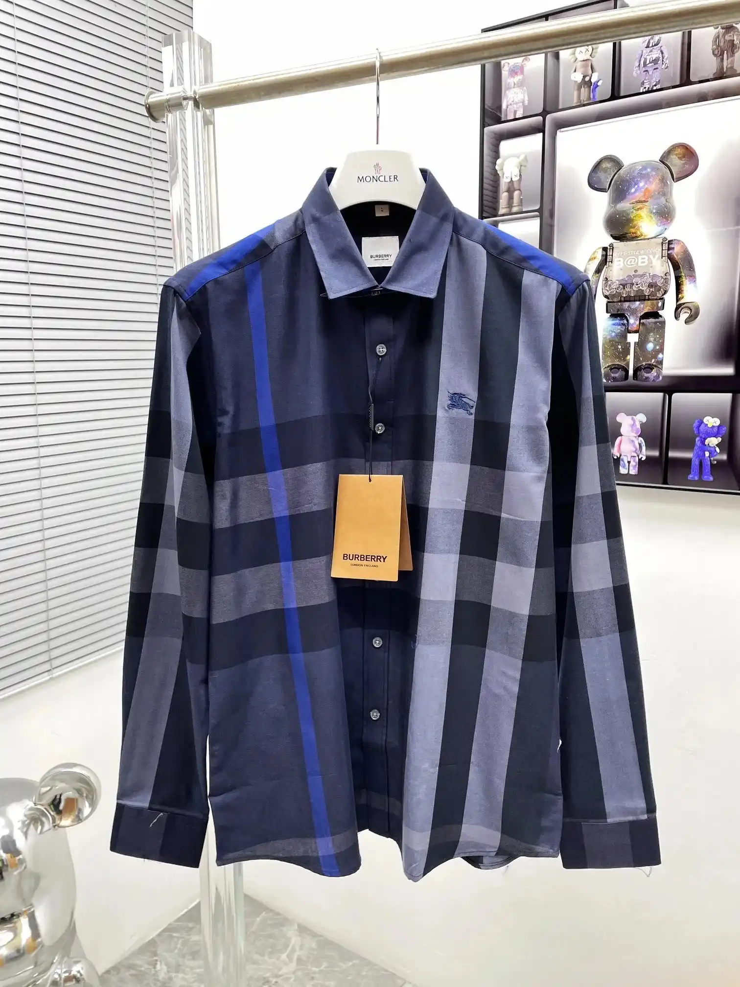 BURBERRY Check Print Shirt [13+ colors] — foto 4 de 6