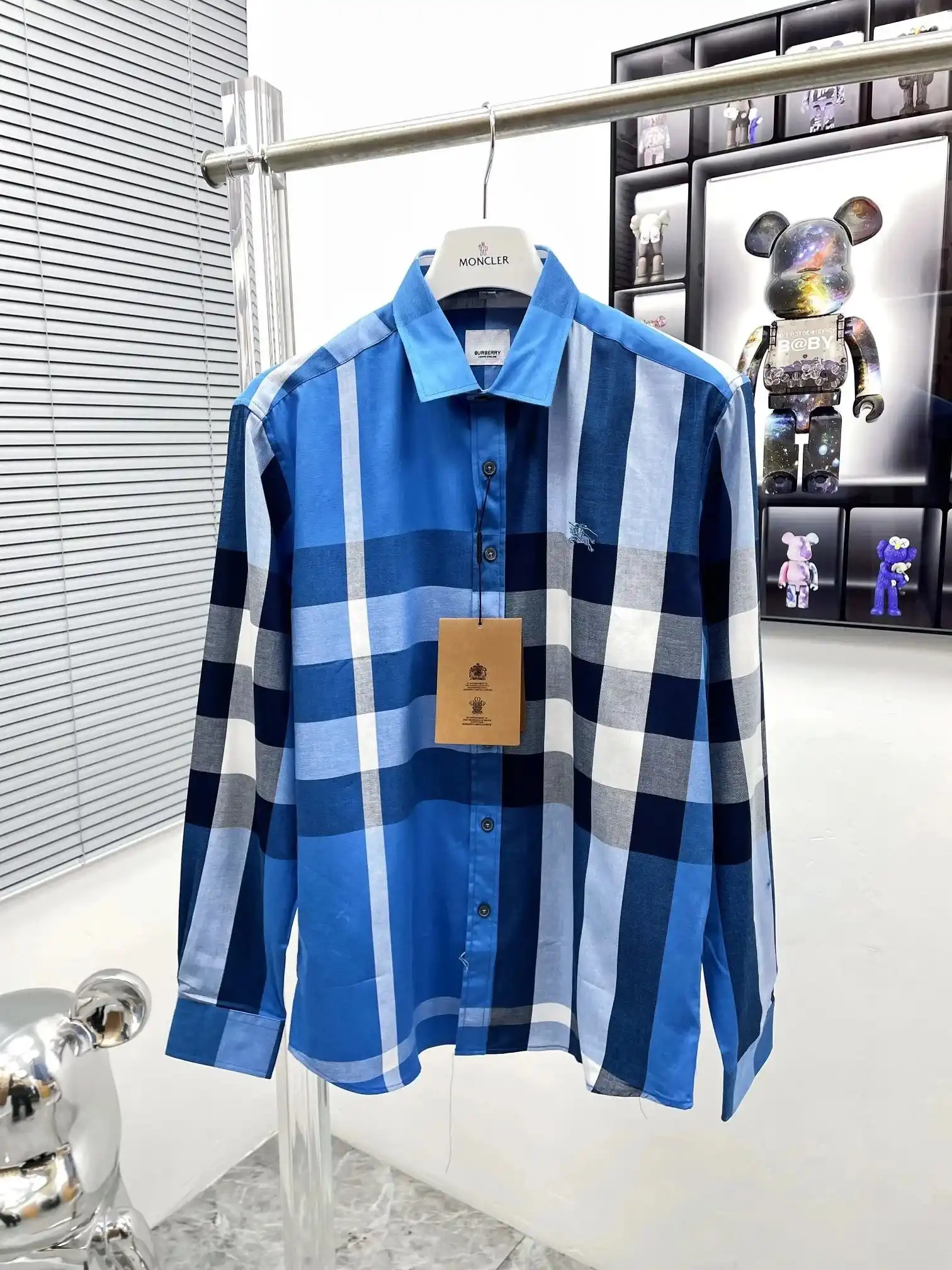 BURBERRY Check Print Shirt [13+ colors] — foto 5 de 6