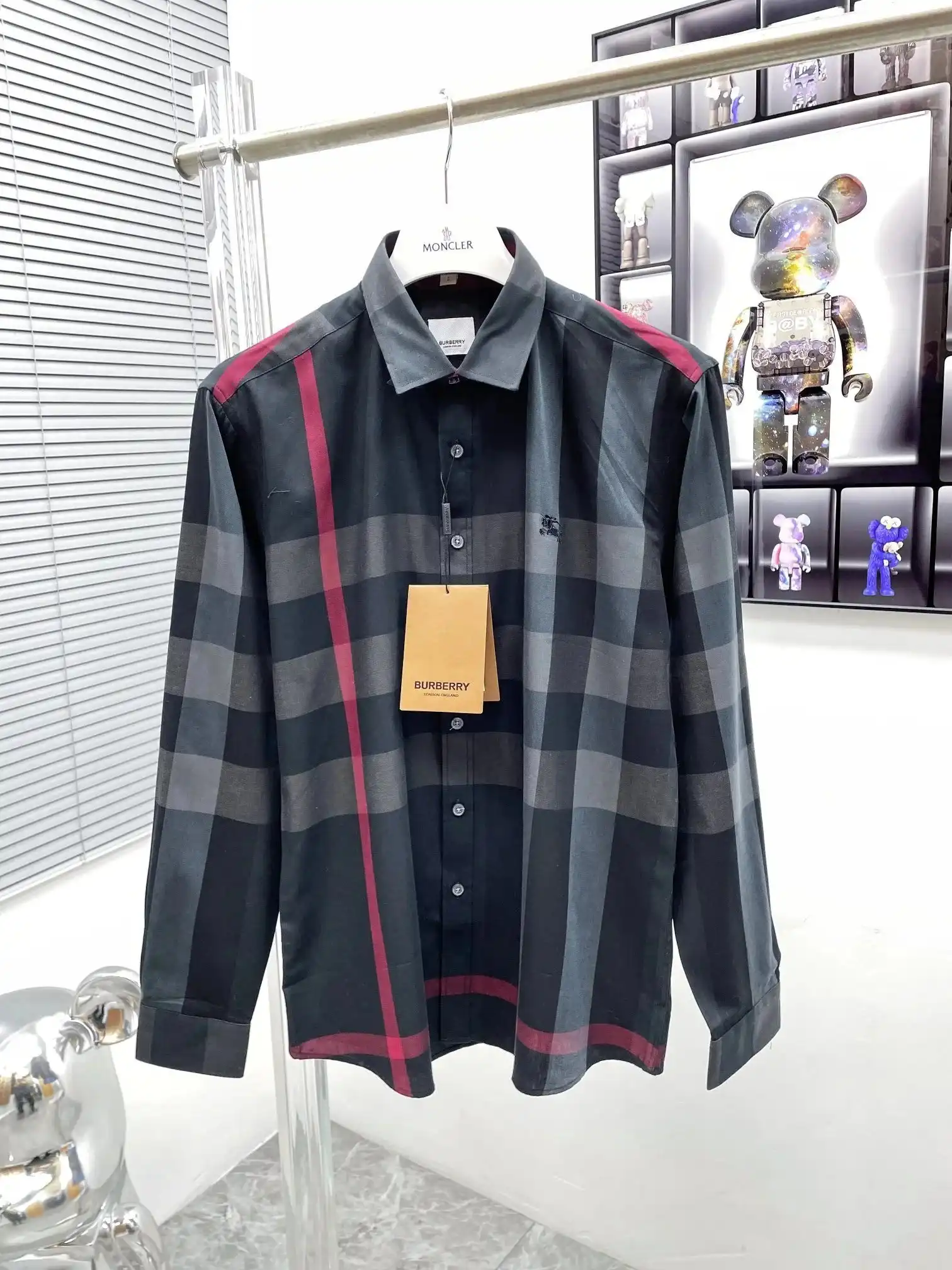 BURBERRY Check Print Shirt [13+ colors] — foto 6 de 6