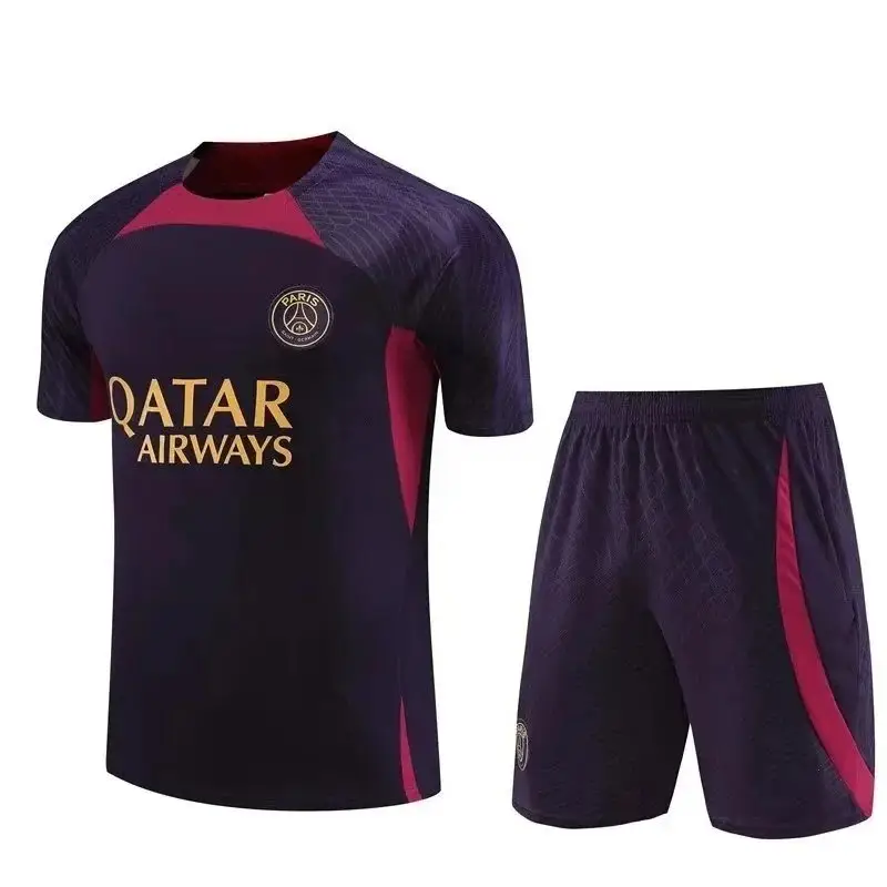 Paris Saint-Germain Qatar Airways Training Jersey/Shorts Set [17 styles] — foto 5 de 6