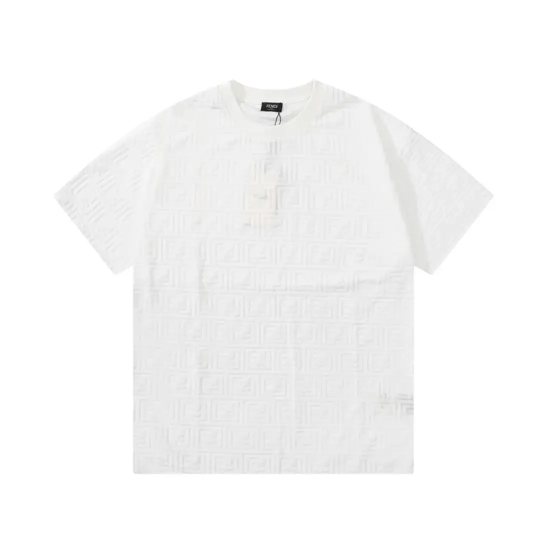 Fendi Black Graphic T-Shirt with FF Logo Design — foto 6 de 6