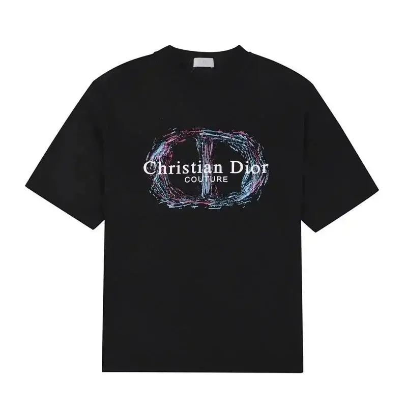 Dior Black Graphic T-Shirt | Luxury Casual Tee — foto 3 de 6