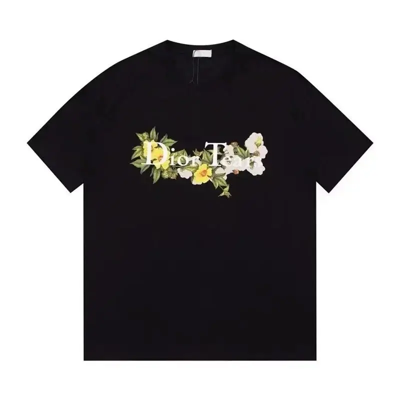 Dior Black Graphic T-Shirt | Luxury Casual Tee — foto 6 de 6