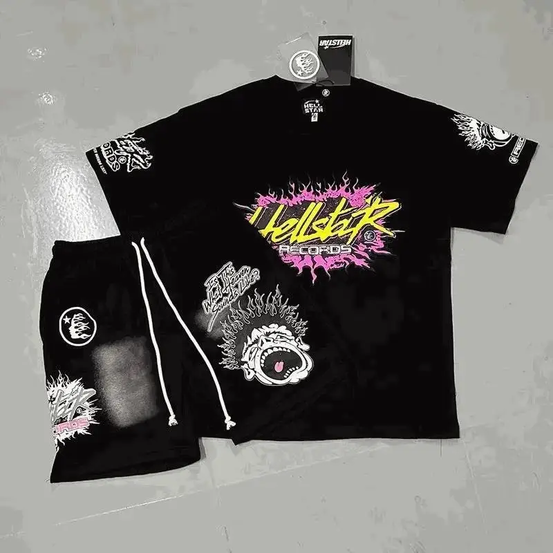 Hellstar Records T-Shirt/Shorts Set [40 styles]