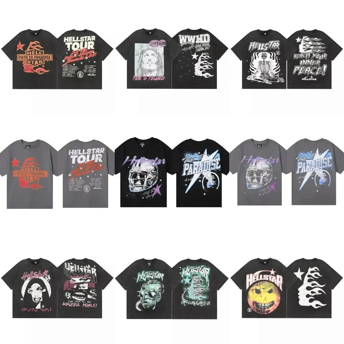 HELLSTAR Path to Paradise Tour T-Shirt [High Quality]