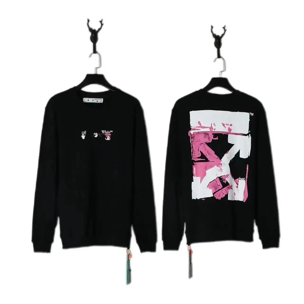 Off-White Men's Graphic Print Sweatshirt Black — foto 4 de 6