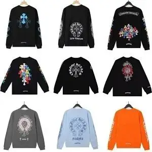 Chrome Hearts Cross Motif Sweatshirt/Hoodie/Zipper/Long Sleeves [40 styles]